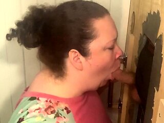 Glory Hole Blowjobs and Brunettes