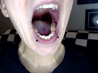 Big Wide Inside Both Girls Mouths