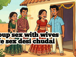Group sex with wives wife sex desi chudai