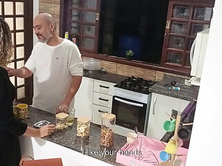 Hotwife Gets Anal Creampie in Bar Pantry