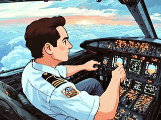 Pilot fucked a passenger