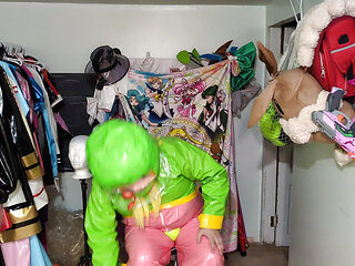 Kigurumi Breathplay Vibrator in PVC Layers and Bright Colors