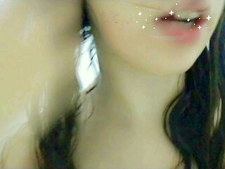 just a cute student enjoying herself at the shower, wet hair, wet pussy, mouth watering horniest as fuck