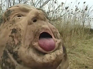 Mature Brunette MILF Gets Fucked Hard in Mud