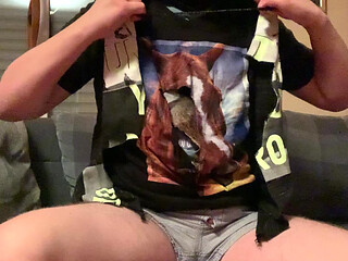 I tear my clothes off and jerk off like hell