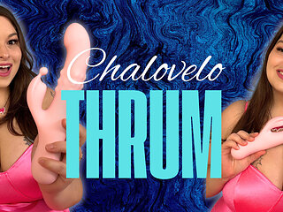 CHALOVELO THRUM THROBBING PINK RABBIT VIBRATOR REVIEW - SYDNEY SCREAMS