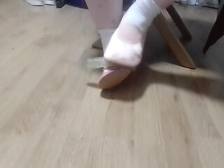 My First Gymnastics Slippers with White Socks