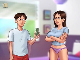 Steamy visual novel featuring a hot brunette with big tits game walkthrough