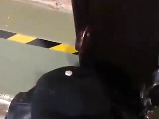 Military Man Pissing on Young Policeman in His Bunker