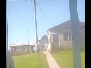 Outside