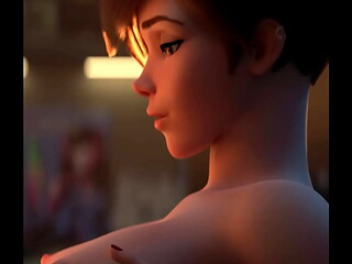Tracer gives you a paizuri (overwatch)