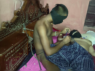 Indian Bhabhi's Hot Boobs in Salwar Suit Were Sucked and Turned Red