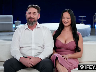 WIFEY Hot Brunette Jasmine Cruze Needs Black Cock, But Her Husband Needs To Be There