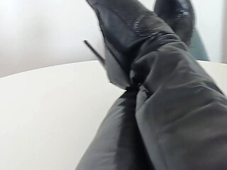 Showing off My Knee High Boots