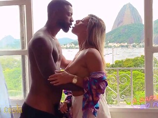 Brazilian BBC Cums Hardcore on Trans Face