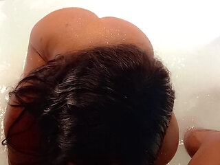 Taking a Shower with My Sister's Friend (we Almost Got Caught)