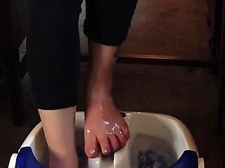 Watch the Suds Dance Around My Tiny, Tired Soles