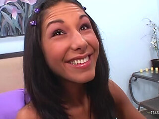 Nasty Isabella got her fanny drilled pretty well on the bed by a lucky guy.