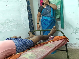 I was lying on the bed masturbating when suddenly Aunty came there and was shocked to see me.