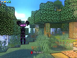 Minecraft Horny Craft - Part 39 Anal with Creeper Plus Pink Panties by Loveskysanhentai