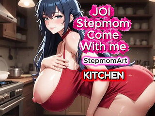 Stepmonster gives a dripping solo POV fuck