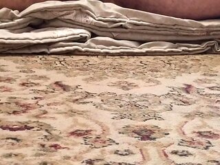 Because the couch is broken my boyfriend puts his dick in my mouth and fucks my pussy on the floor part 2