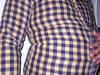 Popping My Button up on My Belly