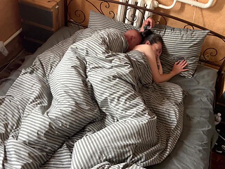 Young Wife Straddled Her Stepdaddy and Fucked!!!!