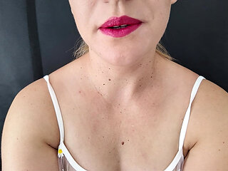 Red Lips Blowjob JOI Cum Countdown From 60