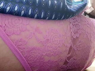 Wonderful Italian stepmom hairy pussy in public store