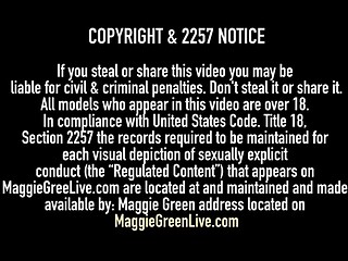 Well-proportioned Maggie's maggie green video