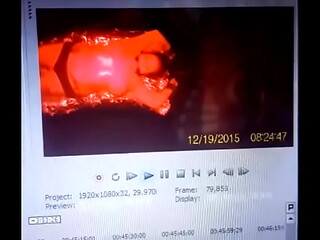 This old gem of a blooper. Was filming a roasted alive bondage custom when my above view cam decided to give up lol it man...