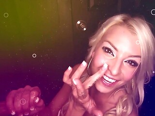 Lysagna Del Ray Gulps Eight Loads in Gloryhole Debut