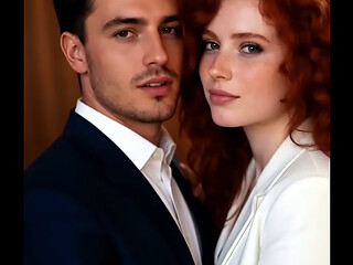 Melinda, Untamed Redhead in Silk, erotic (AI-generated)
