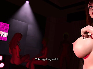 Horny Horned Succubus Nympho Crashes the All-Girl Sex Party and Gets Her Tight Ass Brutally Stretched by a Massive BBC