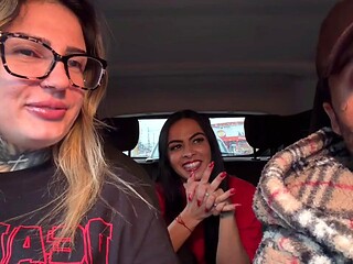 Brazilian Gas Station Hottie Ditches Job for Porn Stardom and Flashes Massive Tits in Speed Dating