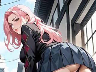 Trans Girls and Femboys Playing with Their Magic Dildos Deep in Their Asses - Hentai Animation Trans Part 2
