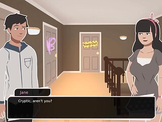 Horny mom meets big-cocked stranger in animated session