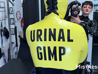 Mistressae Sessions with Princess Latex Rubber Doll: the Sybian Experiment