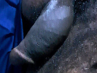 Night penis. Black long big dick. Dick romance at night