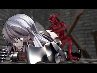 Femboy Knight Fisted by Goblin (no Sound)