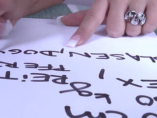 Hot and horny dark haired slut masturbates