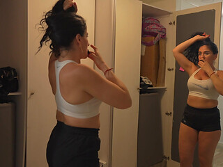 STELLA OSORIO - HORNY STEPMOM FUCKS STEPSON AFTER GYM - BIG ASS - BIG COCK - TABOO - HARDCORE - RIDING - BLOWJOB