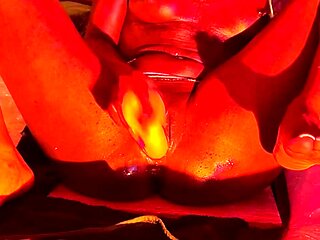 Stacked brunette goes solo toys and masturbation
