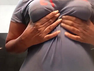 Hot and spicy Latina babe Julia Bloom strips to show expose her curvy body and play with her luscious pussy to orgasm