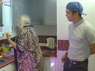 Busty Mature Woman Cooks Her Star Recipe