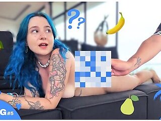 I Guess What Fruit Fits In My Pussy - Hairy French Vlog