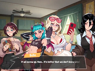 Femboy Futa House Futanari Hentai Game Ep.8 My Roomate Sucked Me in the University Glory Hole!