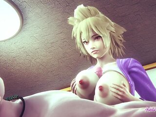 Boku No Hero Futanari Hentai - Mitsuki Futanari, Boobjob And Blowjob