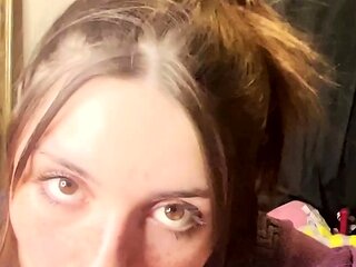 Hot amateur teen blowjob and facial HD video
